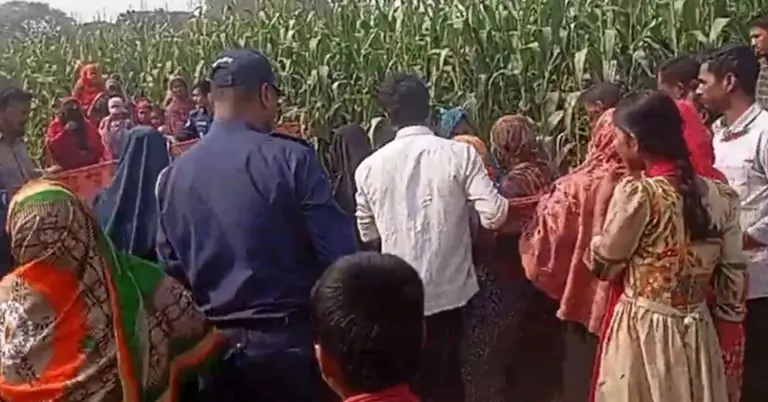 ভুট্টাক্ষেত থেকে মরদেহ